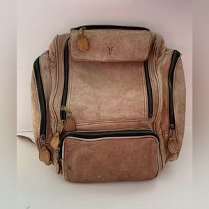 Vintage Frye LeatherDistressed backpack